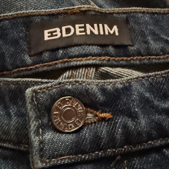 EB Denim Frederick Barrel Leg Wide Jogger Jeans Daphne Light Wash Size 26 - Picture 4 of 5